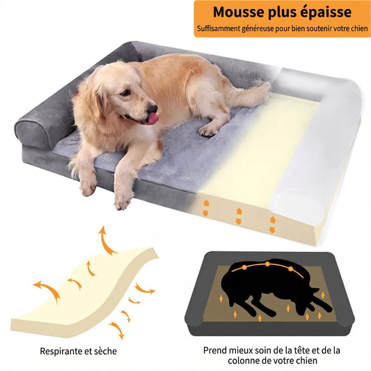 Lit Orthopédique Premium — Mousse à Mémoire de Forme