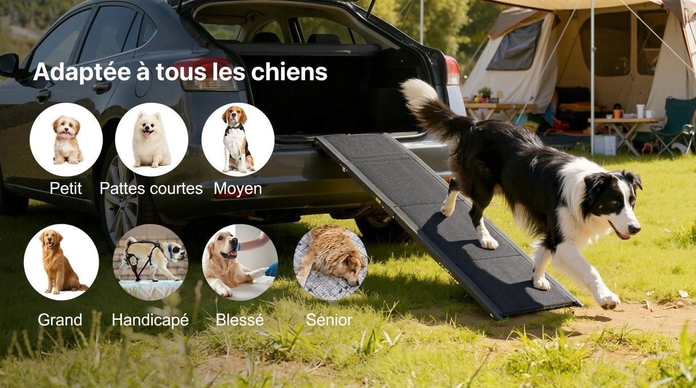 Rampe d'Accès Voiture — Pliable et Antidérapante