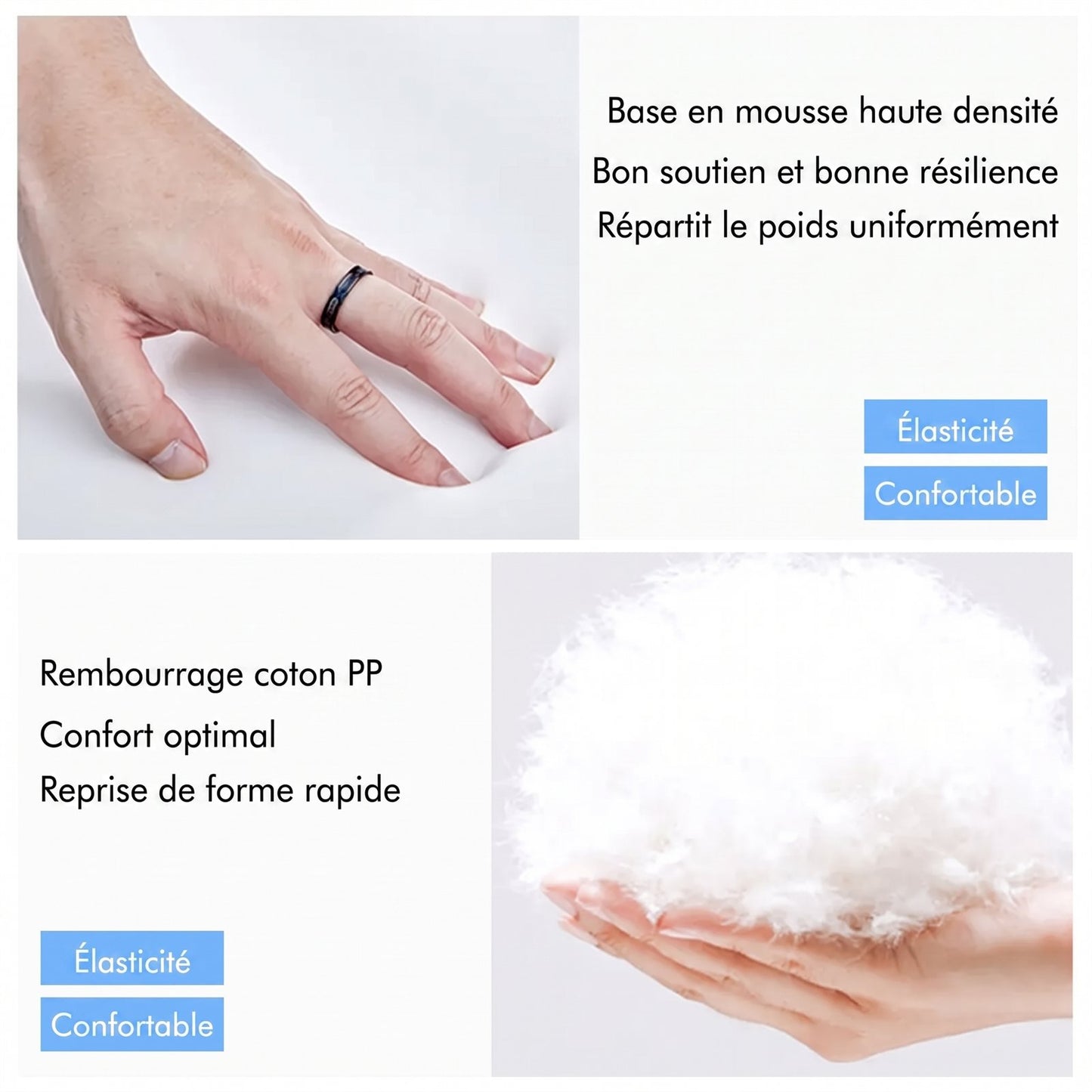 Lit Orthopédique Premium — Mousse à Mémoire de Forme