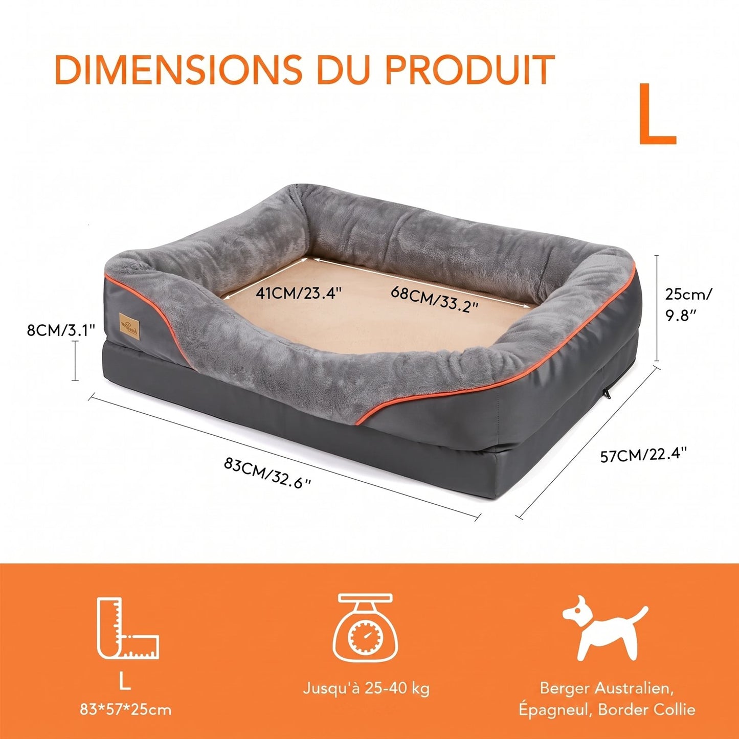 Canapé Orthopédique Premium — Rebords Moelleux