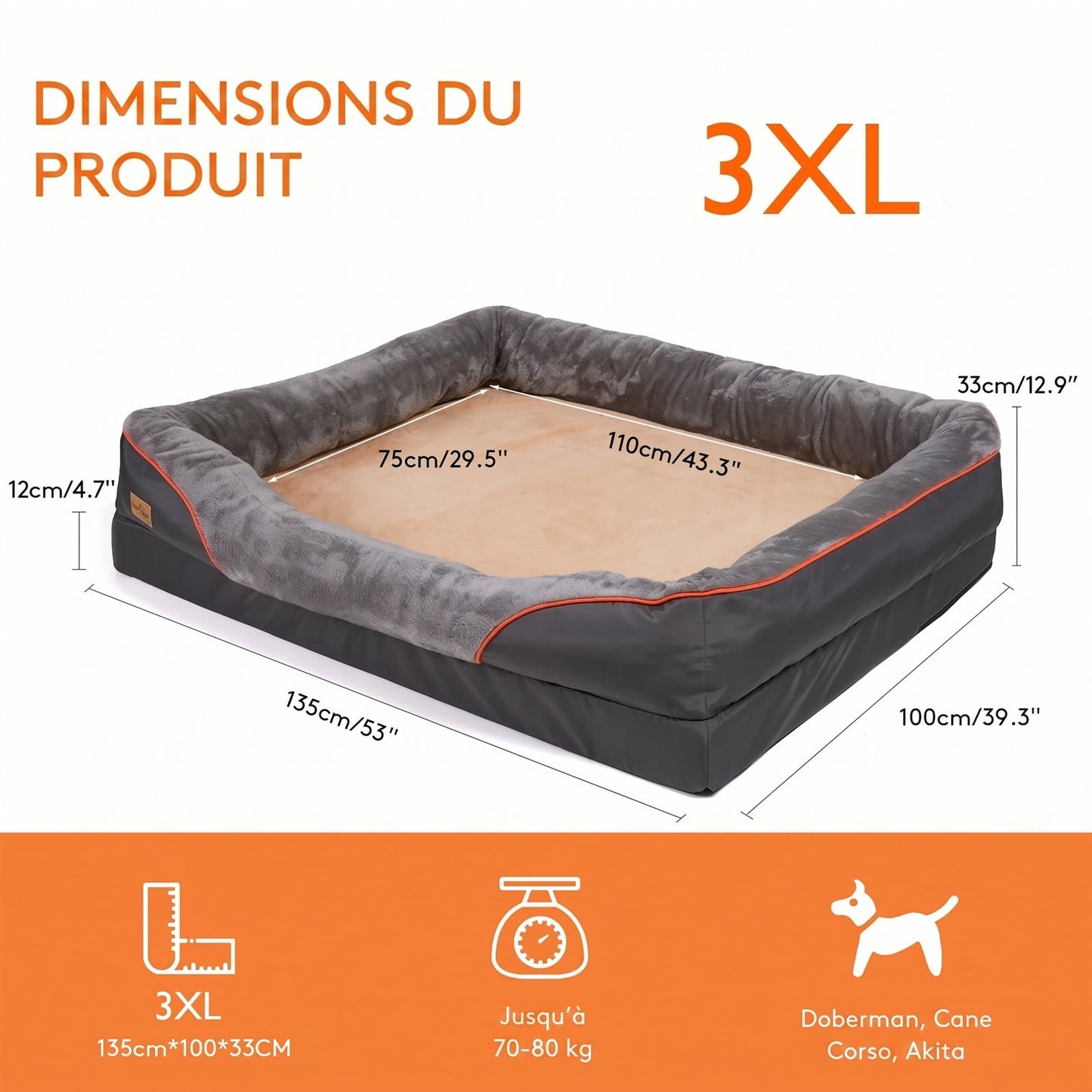 Canapé Orthopédique Premium — Rebords Moelleux